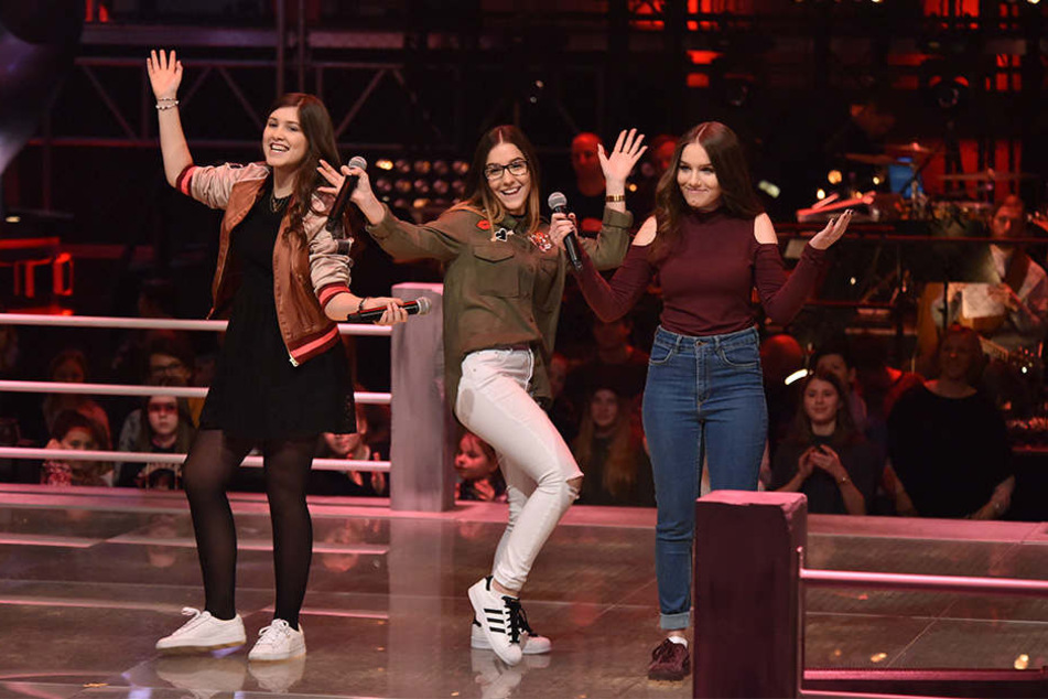 Evgenia (rechts) musste im Battle gegen ihre Team-Konkurrenten Jacqueline (links) und Zeynep (Mitte) ran.
