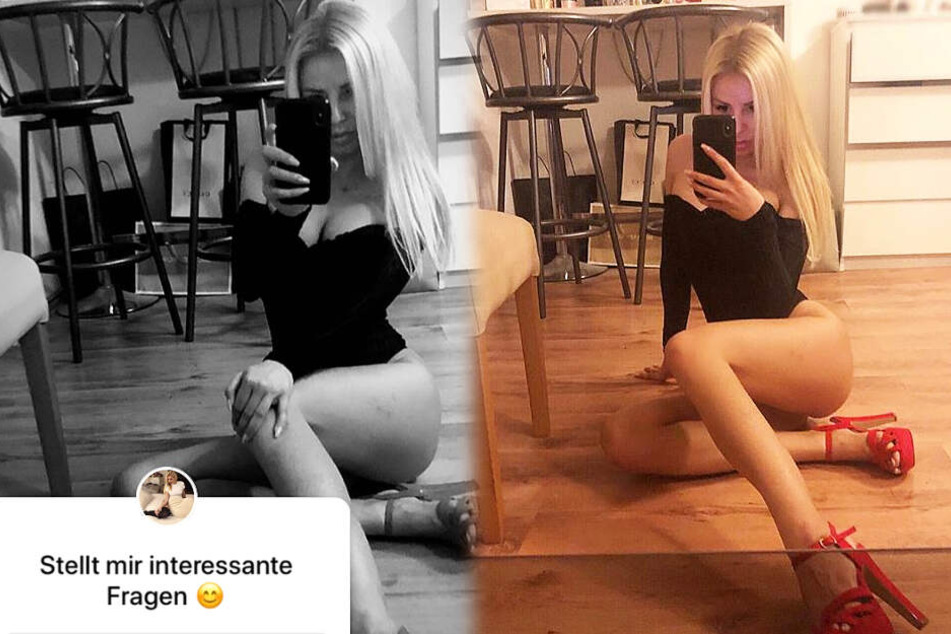 Die Montage zeigt zwei Screenshots aus dem Instagram-Profil von Sabrina alias "Sabi".