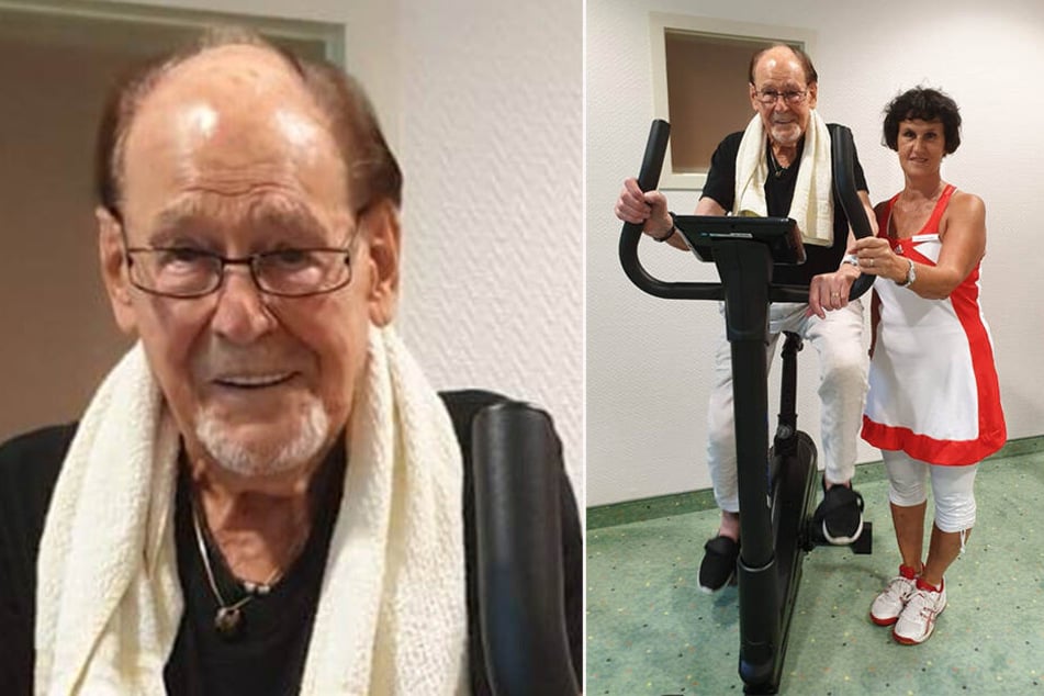 Volksschauspieler Herbert Köfer (98) war zuletzt zur Fitnesskur auch auf dem Heimtrainer aktiv.