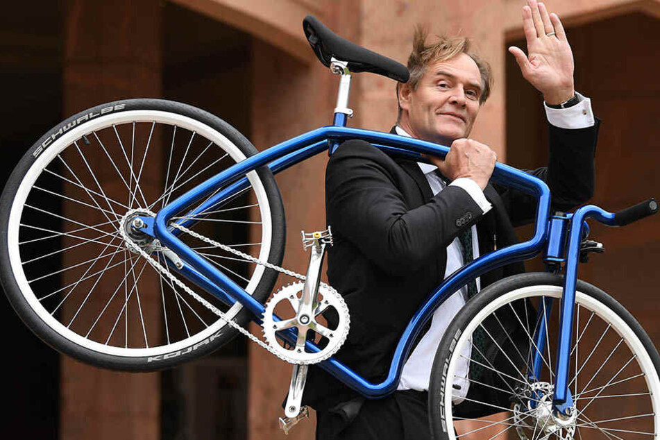 Leipzigs OBM Burkhard Jung (SPD) will die Messestadt Leipzig fahrradfreundlicher machen, als sie ohnehin schon ist.