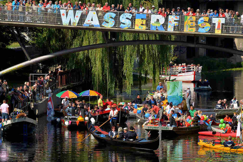 Schon zum 9. Mal findet am "Bagger" in Thekla das Wasserfest statt.