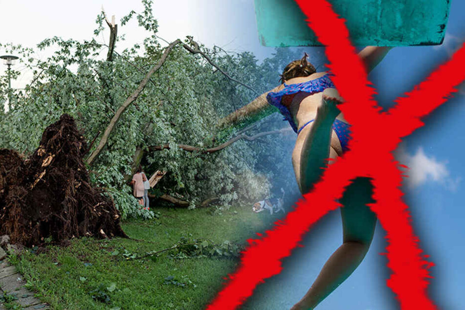 Die Wiedereröffnung des Pankower Sommerbades war zunächst für das kommende Wochenende geplant. (Bildmontage)