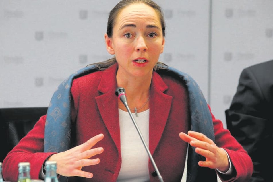 Sozialbürgermeisterin Kristin Kaufmann (40, Die Linke).
