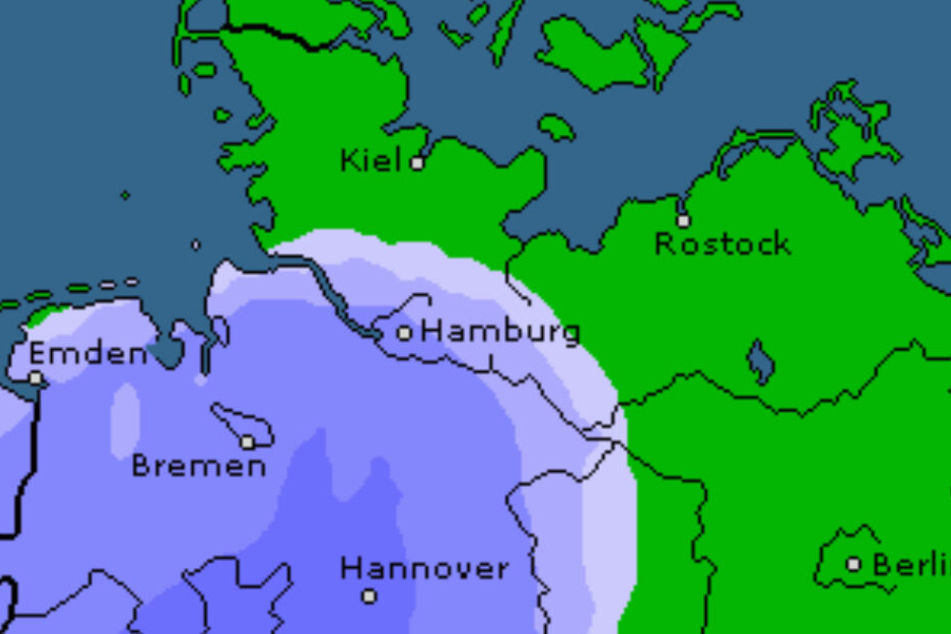 Mitte der Woche rollt ein Tief auf den Norden zu.