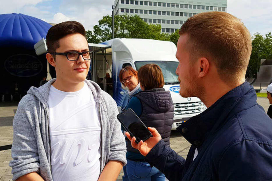 Kevin Derbas versuchte auch in diesem Jahr sein Glück.