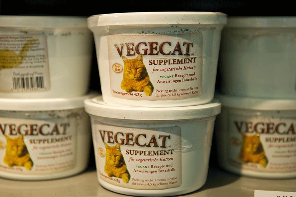 Veganes Katzenfutter.