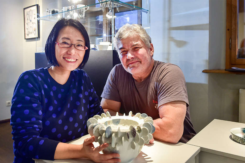 Die Gewinner: Yasuyo Nishida und Vladimir Groh.