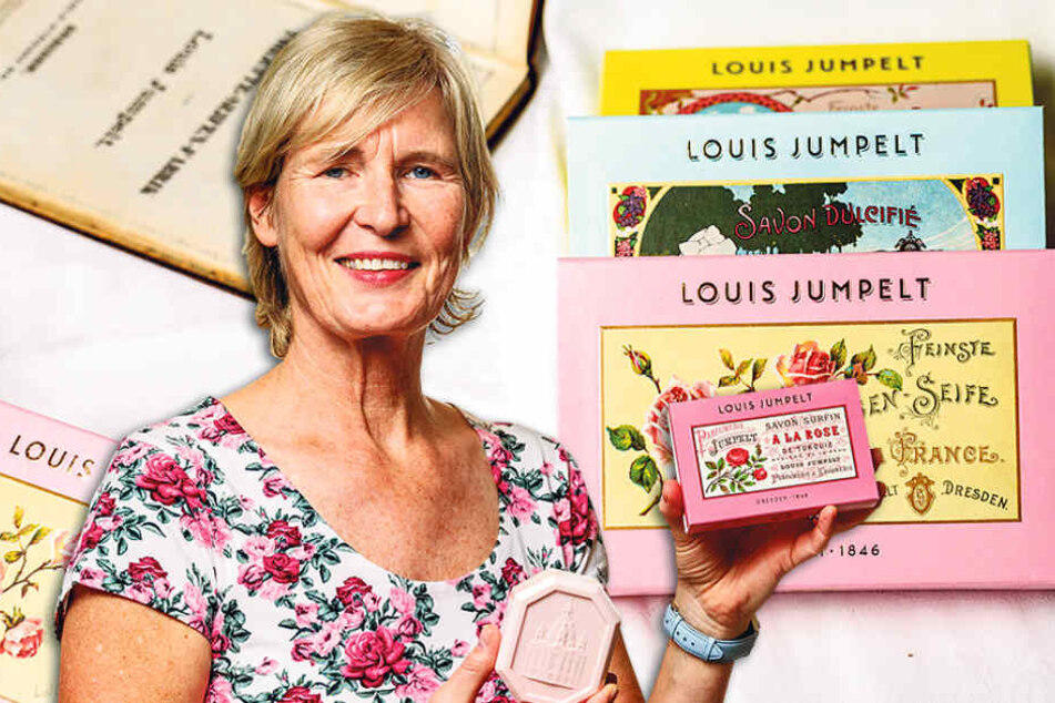 Auf dem Osterkunstmarkt auf Schloss Wackerbarth präsentiert Susanne Jumpelt
(56) ihre neuen Dresden-Seifen.