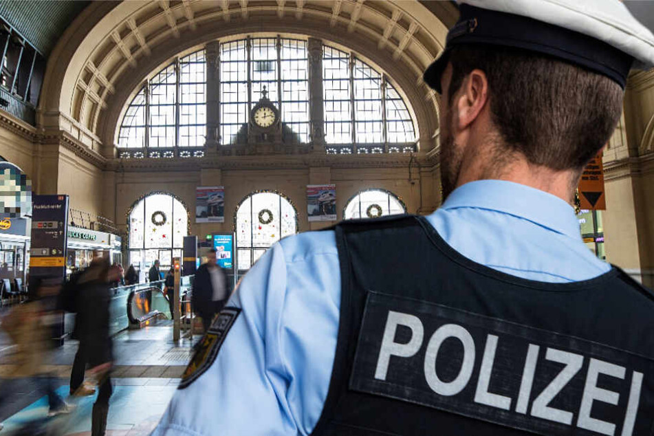 Bundespolizisten und Bahn-Mitarbeiter durchsuchten den Bahnhof (Symbolbild).