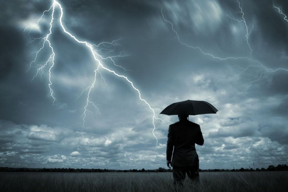 Die Sonne lässt sich vorerst nicht mehr in Sachsen blicken. Stattdessen erreichen uns Gewitter, Sturm und starker Hagel. (Symbolbild)