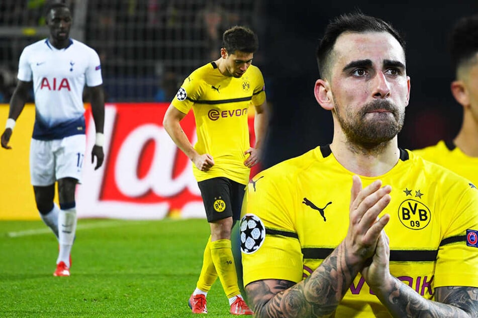 Paco Alcacer (r.) und Raphael Guerreiro (M.) werden dem BVB in München fehlen.