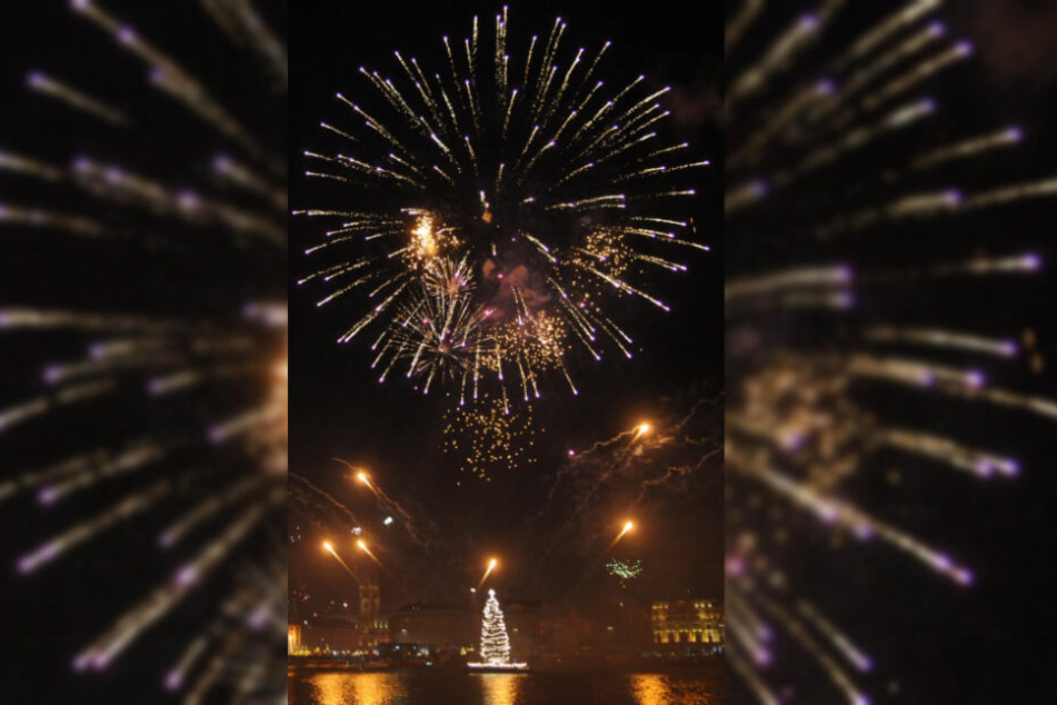 Am Hamburger Jungfernstieg ist das Abfeuern von Feuerwerk in diesem Jahr verboten.