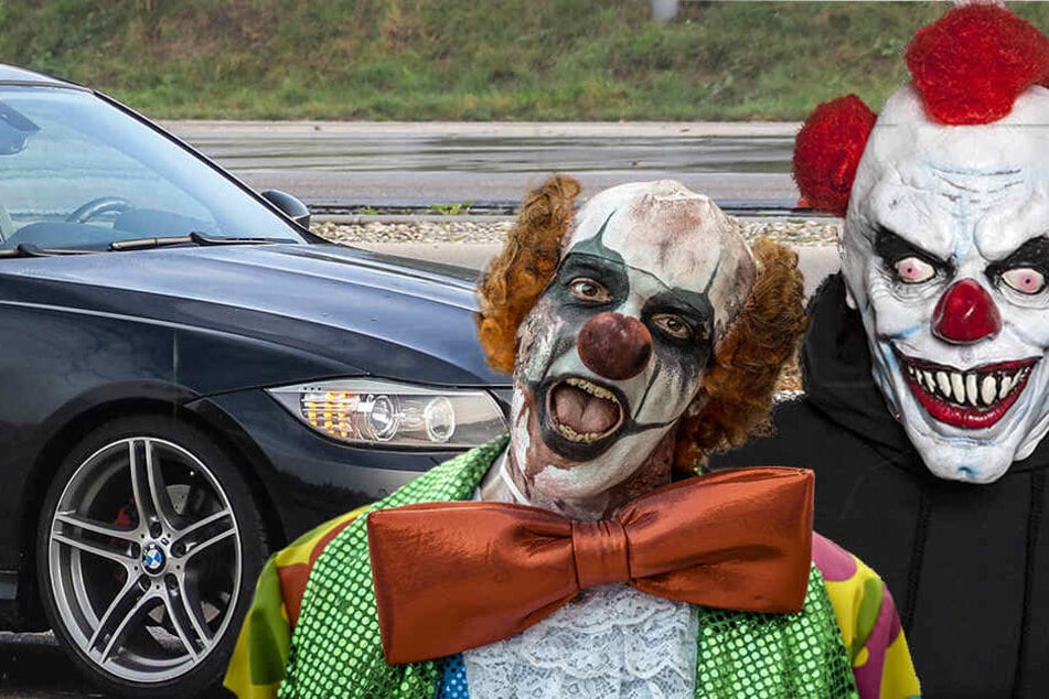 Gegen die beiden jungen Horror-Clowns ermittelt jetzt die Polizei.