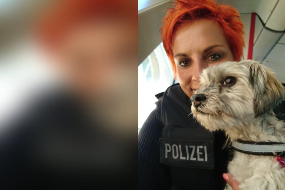 Die Hundedame war der Bundespolizei doch glatt ein Selfie wert.