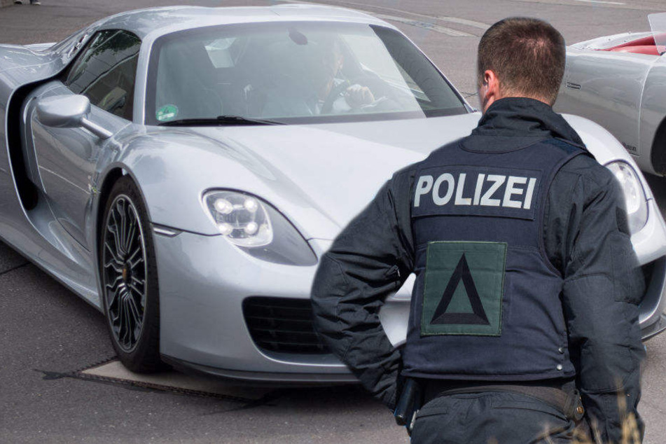 Als der Porschefahrer kontrolliert werden sollte, gab er Gas. (Symbolbild)
