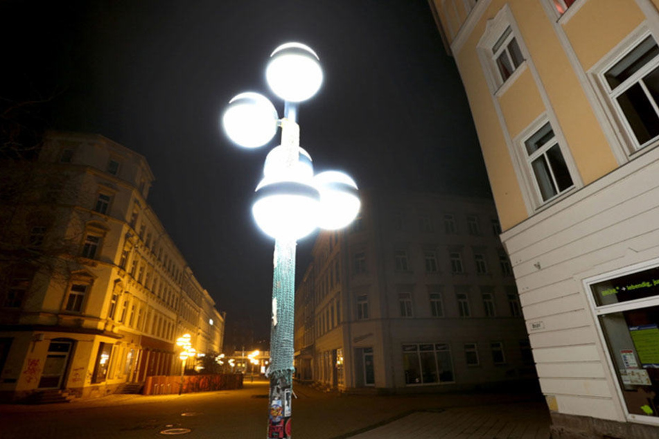 LED-Leuchten am
Brühl.