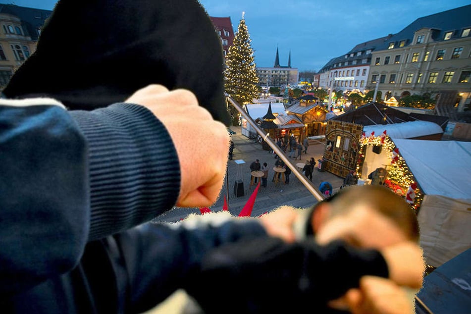 In der Hutzenstube sind am Freitag zehn Personen aneinandergeraten. (Bildmontage)