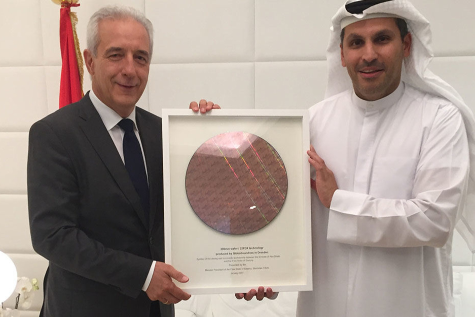 MP Tillich und Khaldoon al Mubarak trafen sich gestern in Abu Dhabi - nicht
zum ersten Mal.