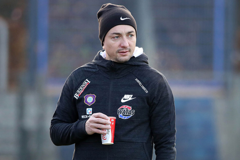 FCE-Trainer Daniel Meyer hat den Auftritt von Florian Krüger natürlich registriert.