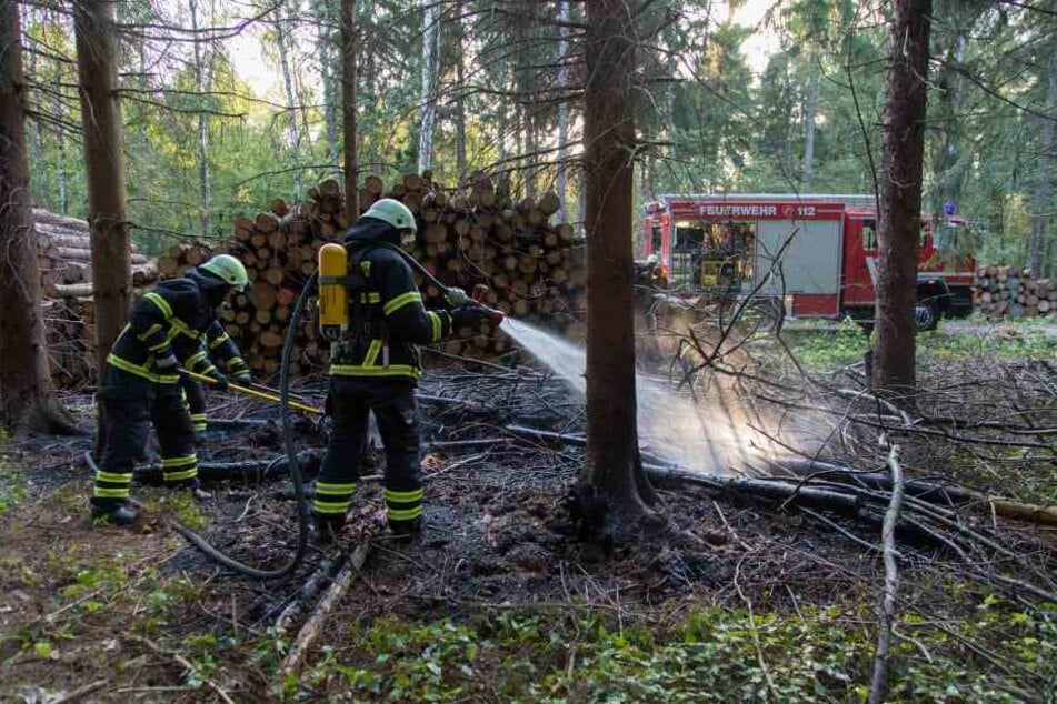Die Feuerwehr konnte den Brand schnell löschen.