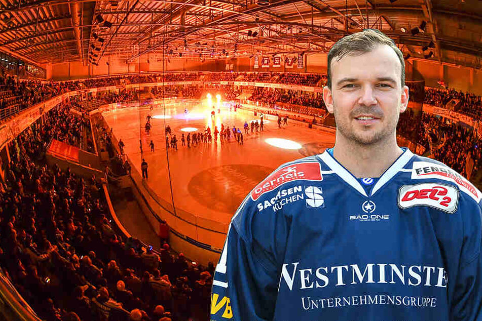 Ausverkauftes Haus, 60 Minuten ohrenbetäubende Stimmung: Die Eislöwen-Spieler um Steven Rupprich wünschen sich lautstarke Fans für den ersten Pre-Play-off-Sieg!