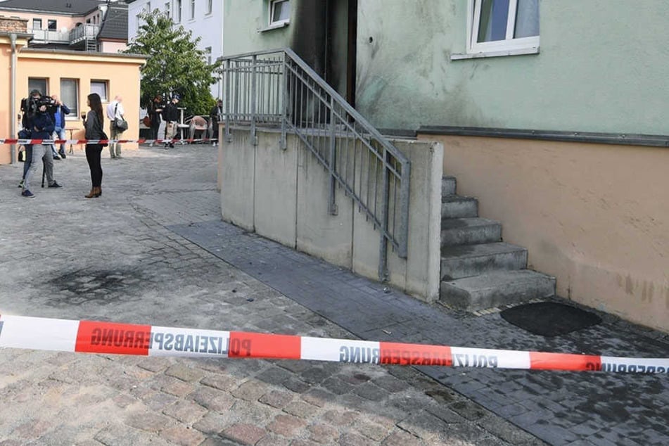 An einer Moschee in Dresden-Cotta wurde im Herbst 2016 ein Brandanschlag verübt.