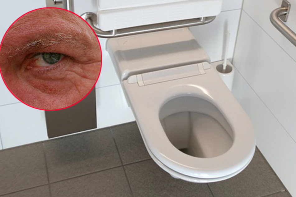 Auf der Toilette beobachtet zu werden, ist kein gutes Gefühl. Das musste am Freitagabend eine Herforderin erfahren.