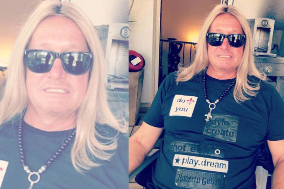 Sehr hübsch: Robert Geiss als blonder Engel.