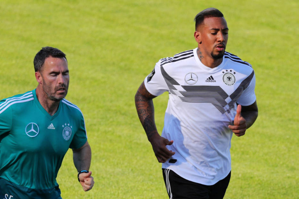 Jerome Boateng bereitet sich im DFB-Trainingslager auf die WM in Russland vor.