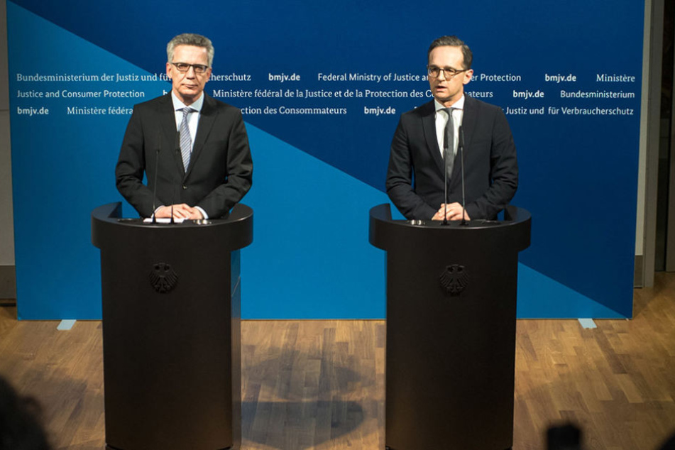 Thomas de Maizière (62, CDU) und Justizminister Heiko Maas (50, SPD) beschlossen am Dienstag härtere Maßnahmen gegen Gefährder.
