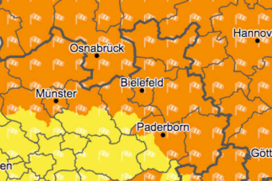 Am Montag wird es stürmisch in Ostwestfalen-Lippe.
