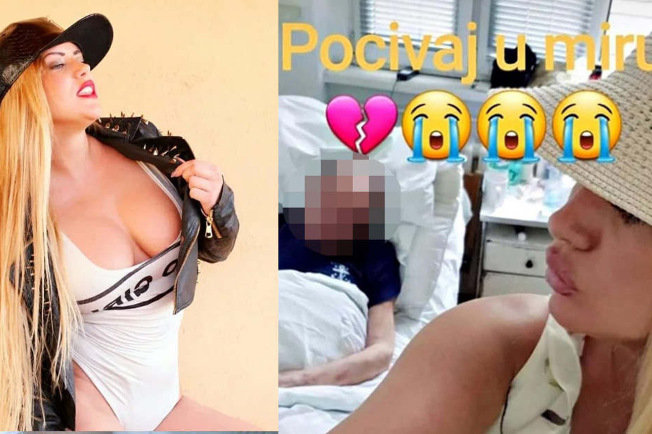 Jelica Ljubicic posierte neben einer Leiche!