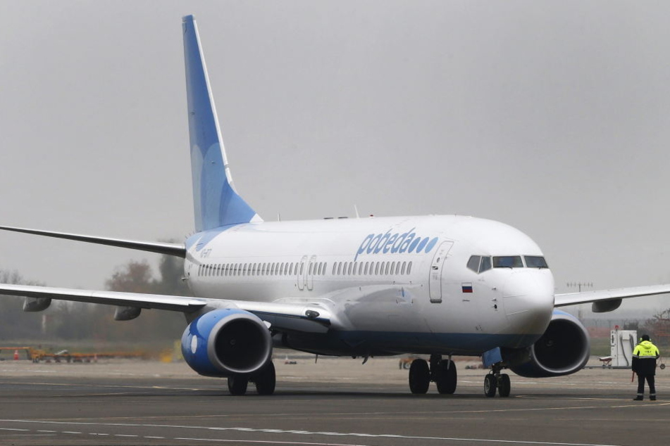 Ein Flugzeug der russischen Fluggesellschaft Pobeda. (Archiv)