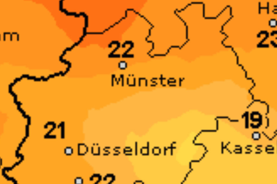 Die Temperaturen können am Sonntag sogar auf 22 Grad steigen.