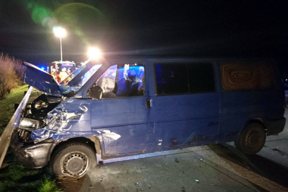Auch dieser Transporter soll an dem Unfall beteiligt gewesen sein.