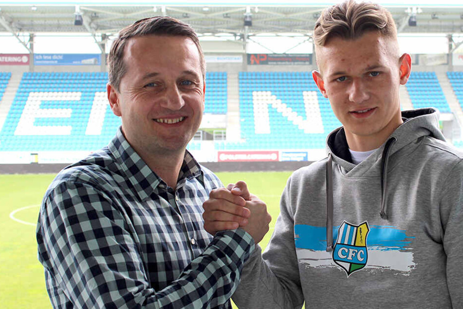 Sportvorstand Thomas Sobotzik und Erik Tallig.