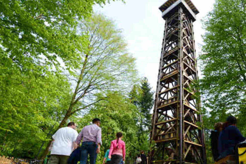Rund 140.000 Euro sammelten die Spender bislang für den Wiederaufbau des Frankfurter Goetheturms (Archivbild).