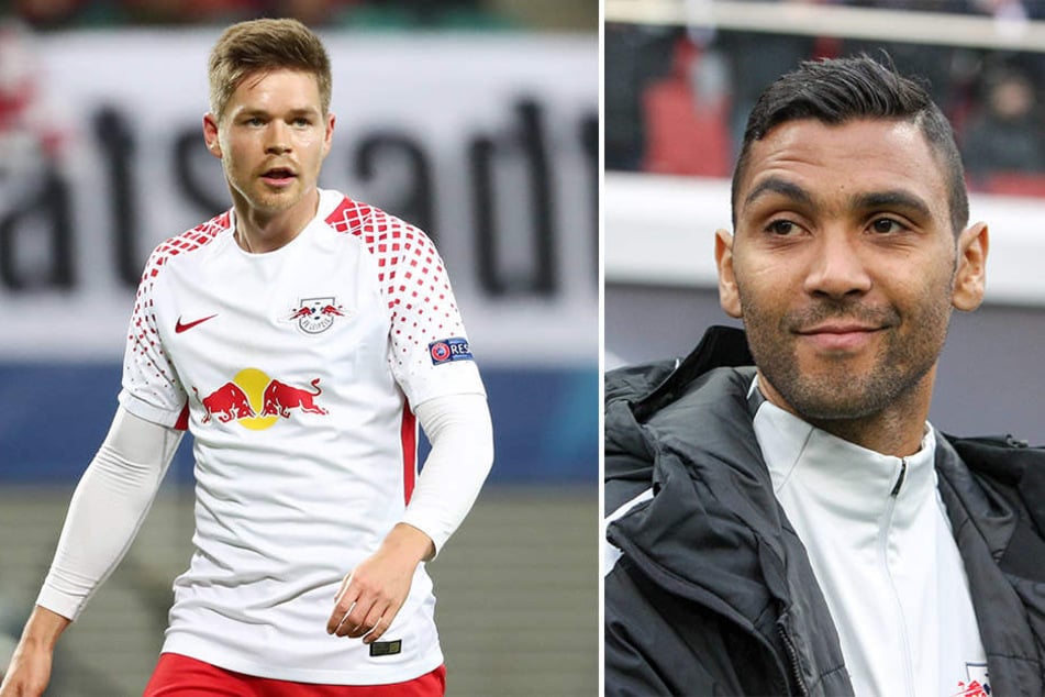 Dominik Kaiser (l.) und Marvin Compper sind mit ihren Einsätzen bei RB unzufrieden. Der Coach will sie dennoch behalten.