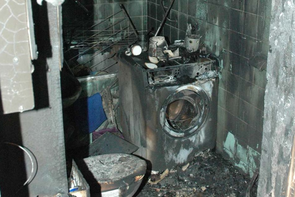 Ein technischer Defekt der Waschmachine war wohl die Brandursache.