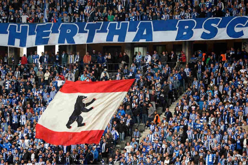 Hertha BSC rechnet am Sonntag mit 40.000 Zuschauern im Olympiastadion (Archivbild).