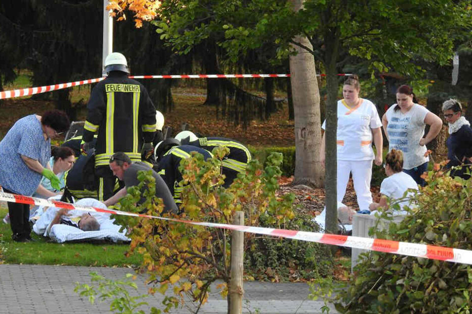 Das Pflegeheim wurde am Montagnachmittag evakuiert.