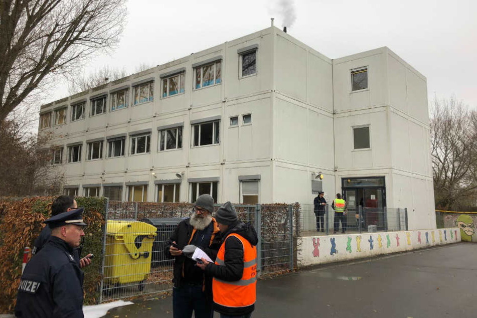 In einer Schule in Fürth ist am Dienstag ein Feuer ausgebrochen, es gibt Verletzte.