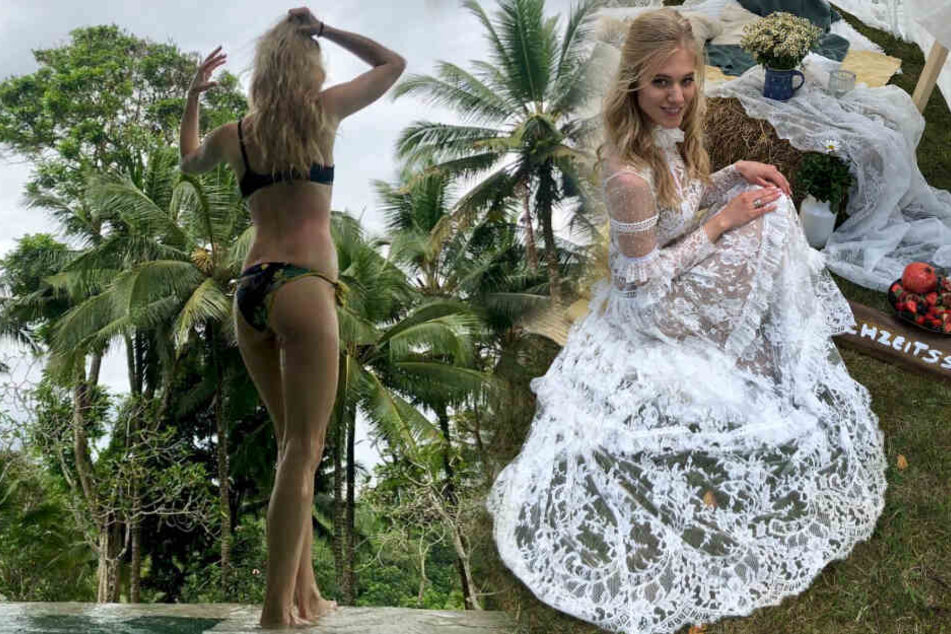 Im Dschungel wurde sie nur Vize-Königin, die Herzen der Fans eroberte Larissa (26) bei "Sturm der Liebe". (Bildmontage)