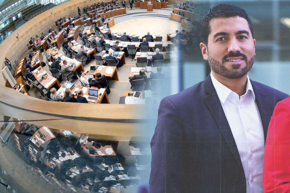 Serdar Yüksel rettete im NRW-Landtag in Düsseldorf einen AfD-Mitarbeiter. (Archivbilder)