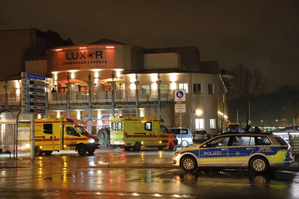 Auch am Luxor gab es einen Polizeieinsatz