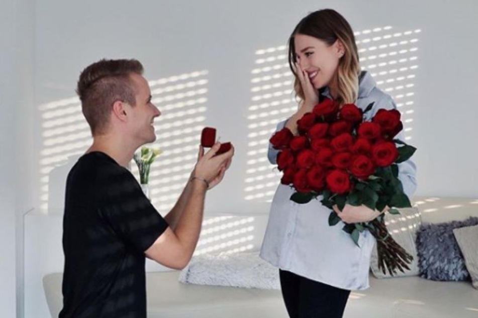Der Moment des Hochzeitsantrags.