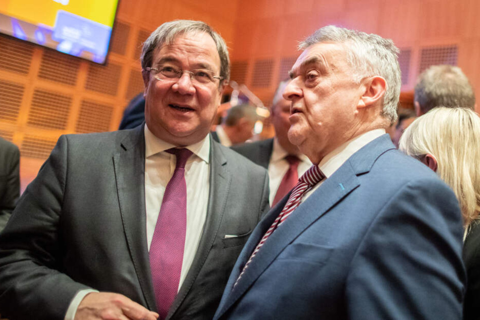 NRW-Ministerpräsident Armin Laschet (CDU, links) mit NRW-Innenminister Herbert Reul (CDU).