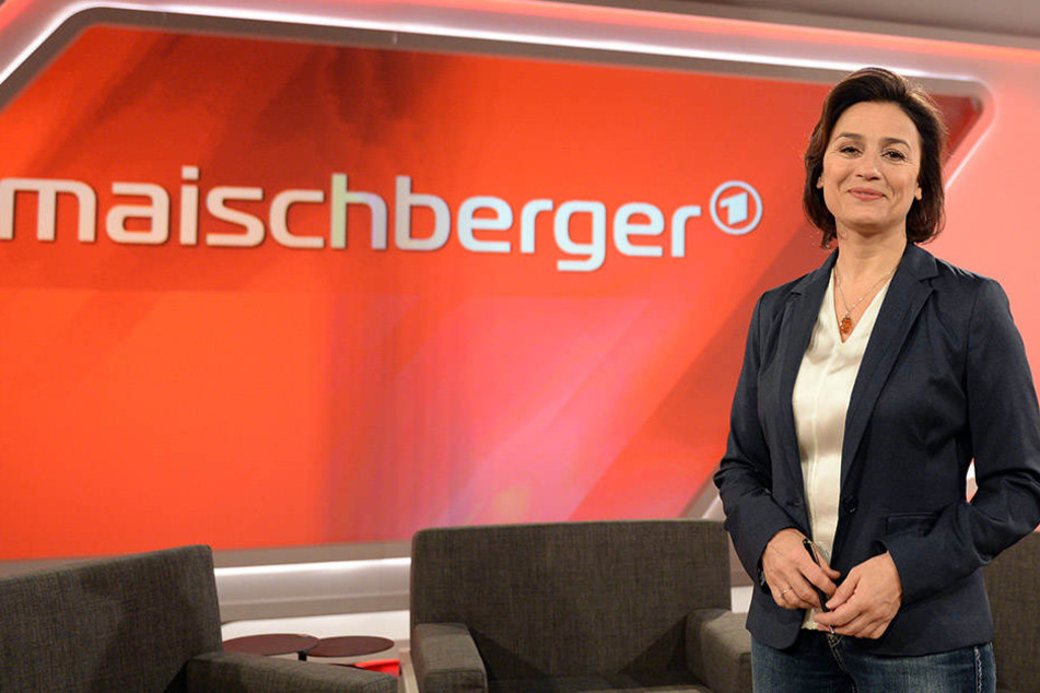 Journalistin und Moderatorin Sandra Maischberger diskutiert mit ihren Gästern über das Gladbecker Geiseldrama.