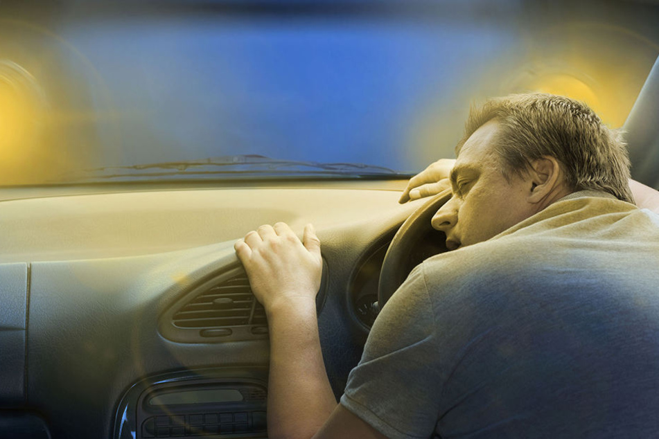 Der Brummi-Fahrer konnte die Augen nicht mehr offen halten. (Symbolbild)