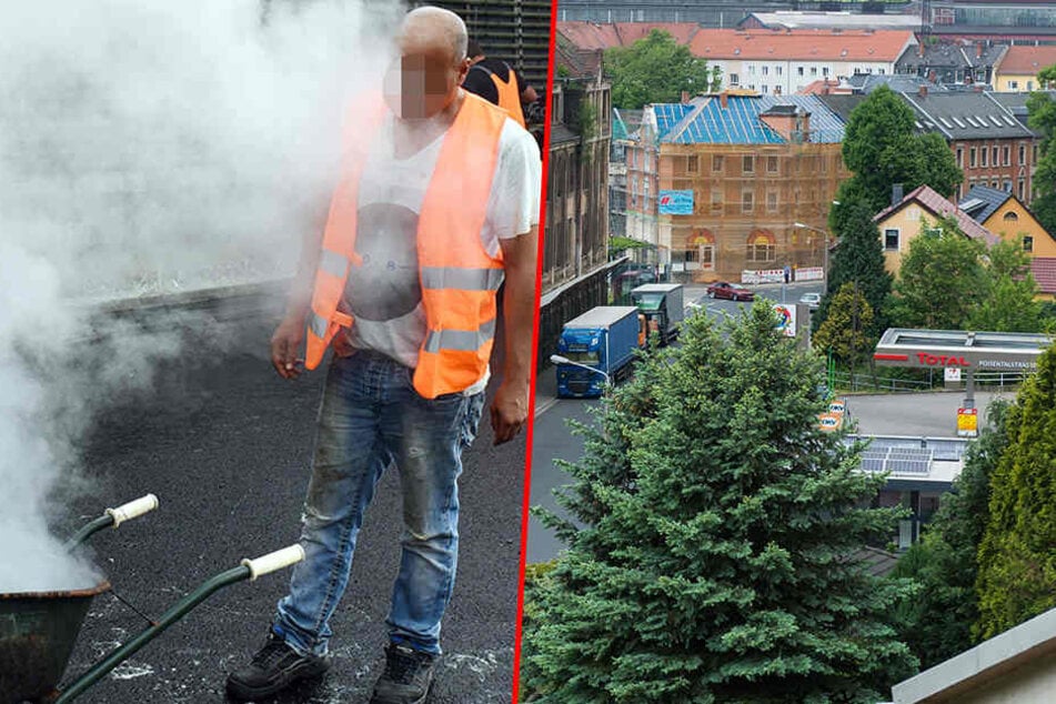 In Freital wurde ein Mitarbeiter der Stadtverwaltung bei Straßenbauarbeiten angegriffen. (Symbolbild)